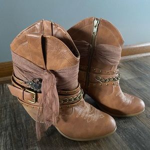 Cowboy Ankle Boots